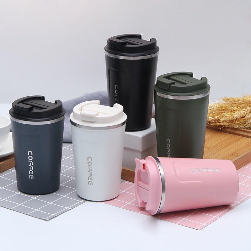 Ly Giữ Nhiệt Khắc Tên Hàn Quốc, Cốc Inox 304 Cà phê, Giữ nhiệt 6-10 tiếng ,BH 6 tháng SHOPGIATOT1989