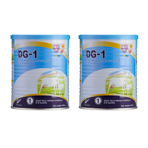 Combo 2 lon Sữa Dê DG-1 400g Tặng bộ 1 chiếc túi vải DG xinh xắn