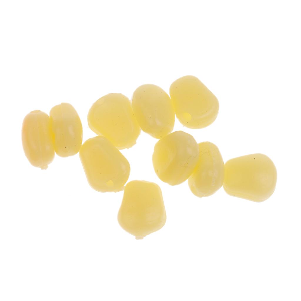 44 Pieces Soft Fishing Lures T Tail Worm Corn Scented Baits Lure
