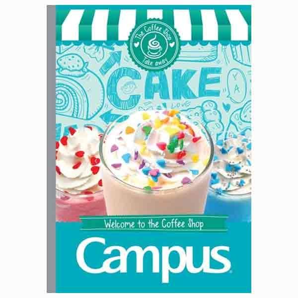 Combo 5 Tập Coffee Shop - B5 Kẻ Ngang Có Chấm 120 Trang ĐL 60g/m2 - Campus NB-BCOF120 (Mẫu Màu Giao Ngẫu Nhiên)