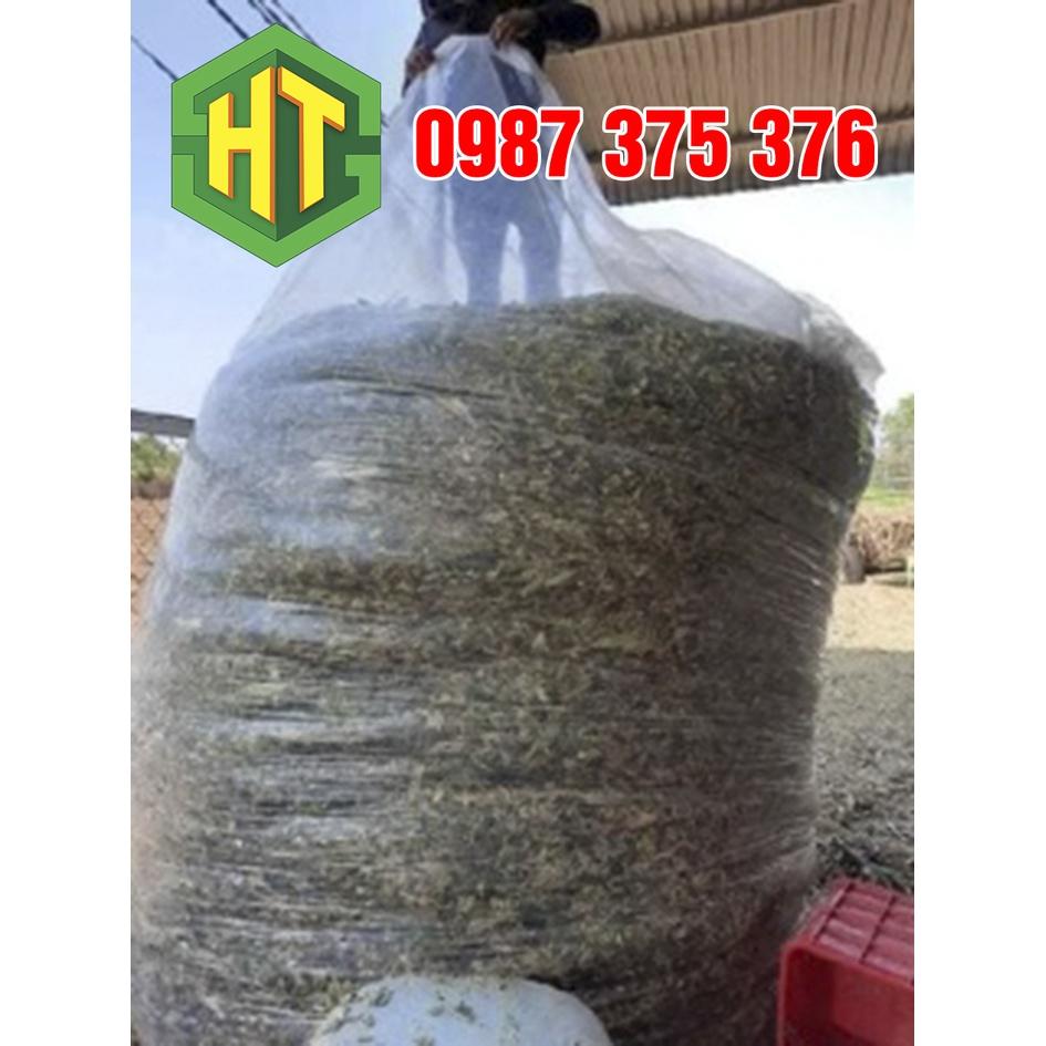Bao nilon ĐA NĂNG LOẠI LỚN nặng 1,5kg, 2m x 3,1m dùng ủ thức ăn xanh hoặc chứa nông sản, đồ kích thước lớn.
