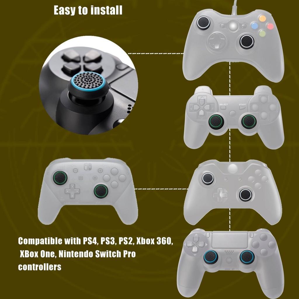 Set 100 nút bọc cần điều khiển cho PS5 PS4 PS3 Xbox 360