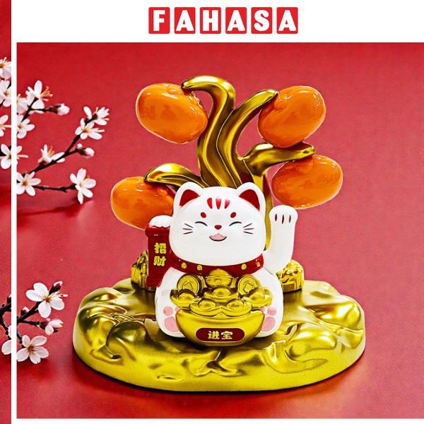 Tượng Mèo Thần Tài Vẩy Tay - Trang Trí Tết - JS901/02/05 - Mẫu 1