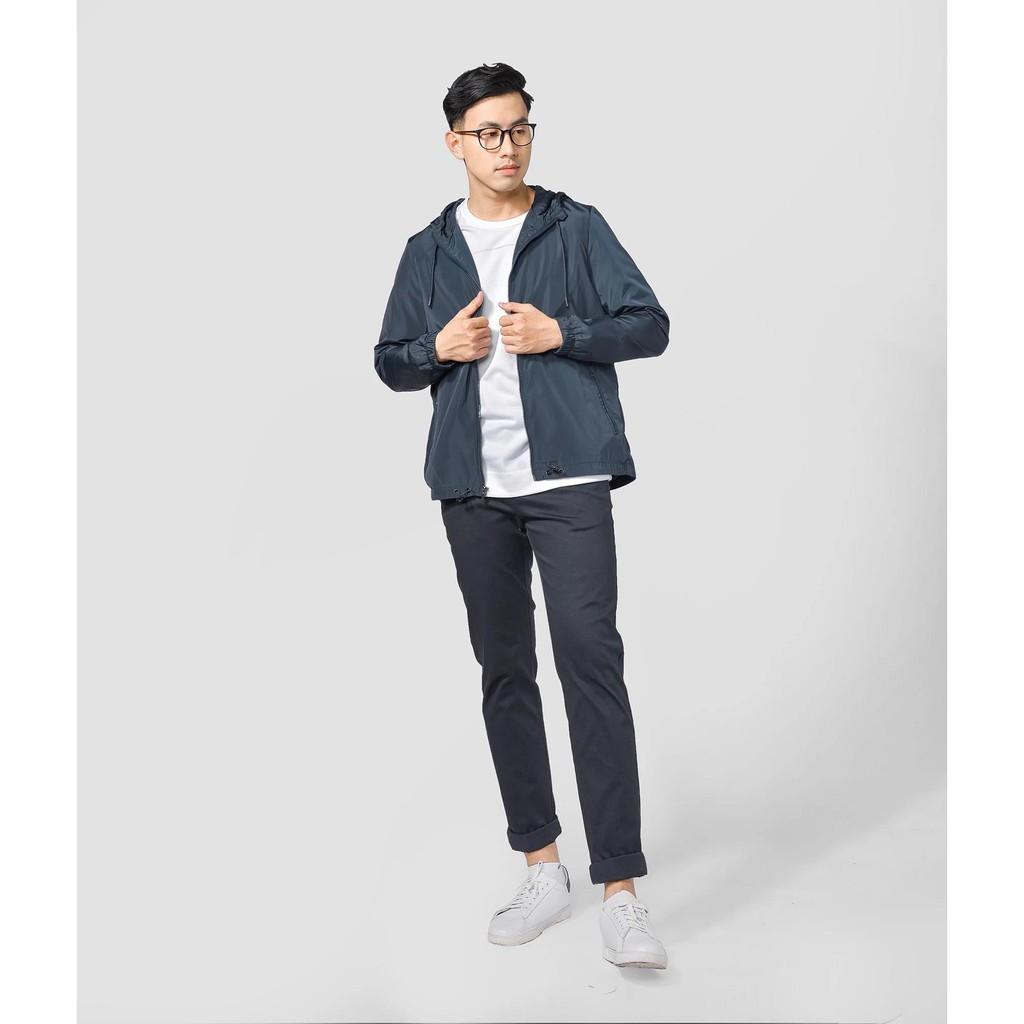 Áo khoác gió nam trơn có ly sau 3 màu - 10F20WJA007 shop LASTORE
