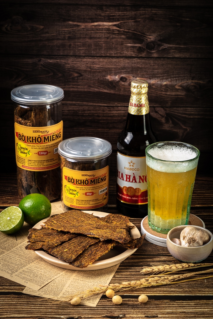 Bò Khô Miếng XUÂN HƯƠNG vị truyền thống đặc biệt thơm ngon 130g