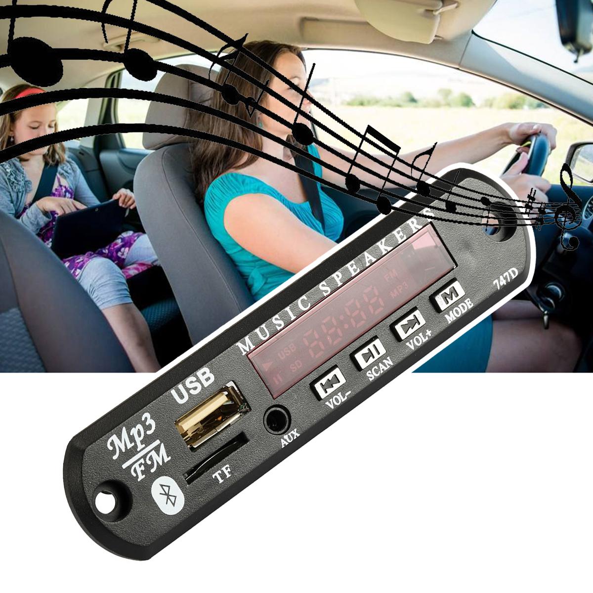 Bảng Mạch Giải Mã Âm Thanh Không Dây Bluetooth 12v Mp3 Wma Cho Xe Hơi