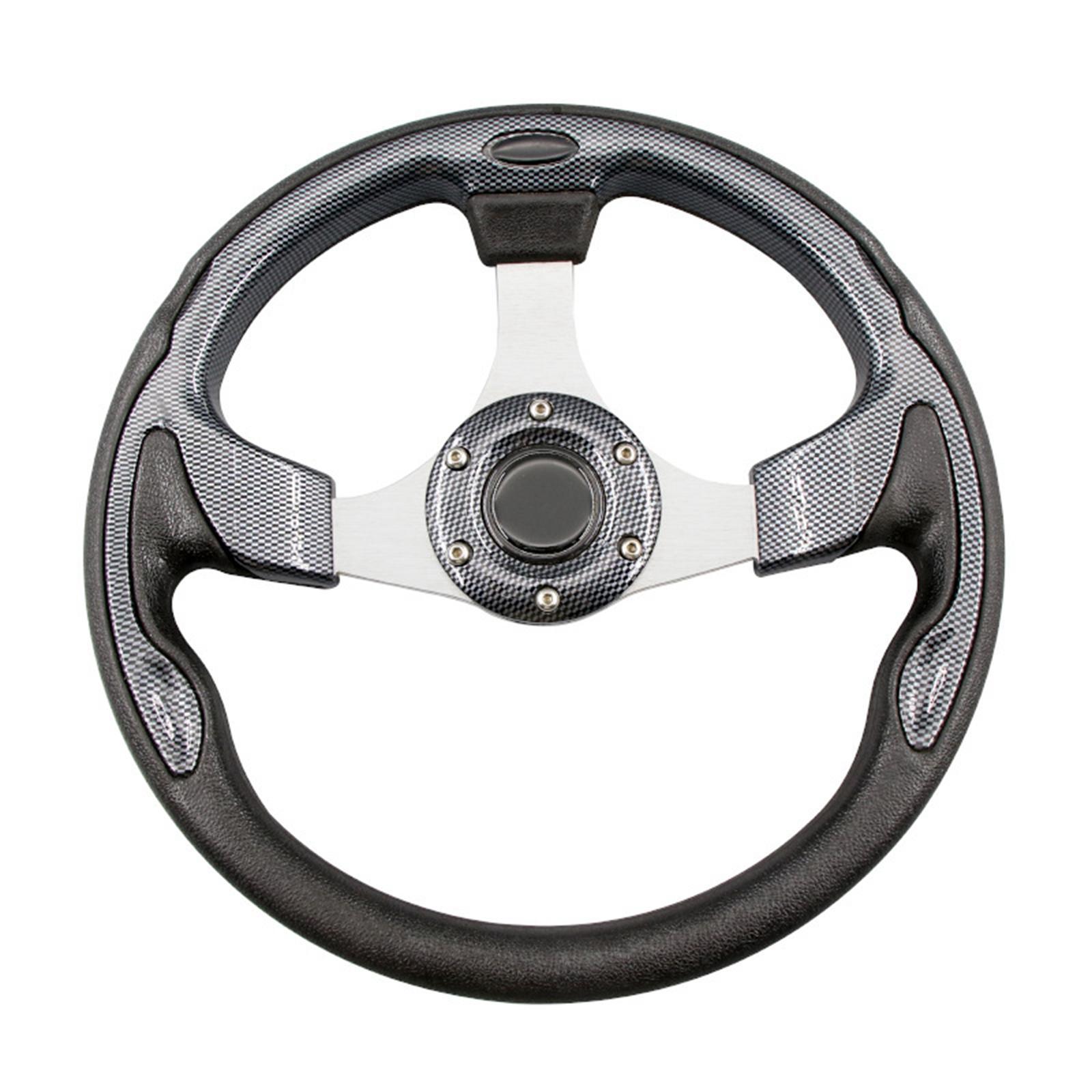 Golf Cart Steering Wheel Carbon Fiber 11” ID Golf Cart Accessories Golf Cart Replacement