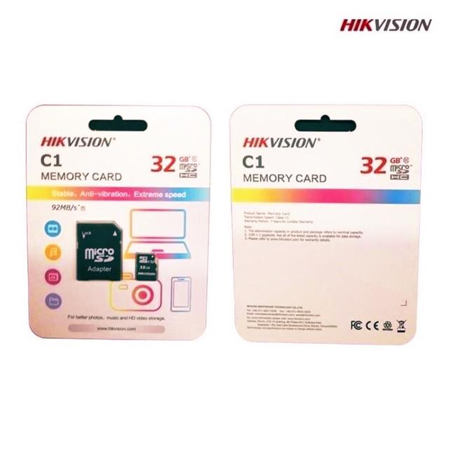 Thẻ nhớ Hikvision - Hàng chính hãng