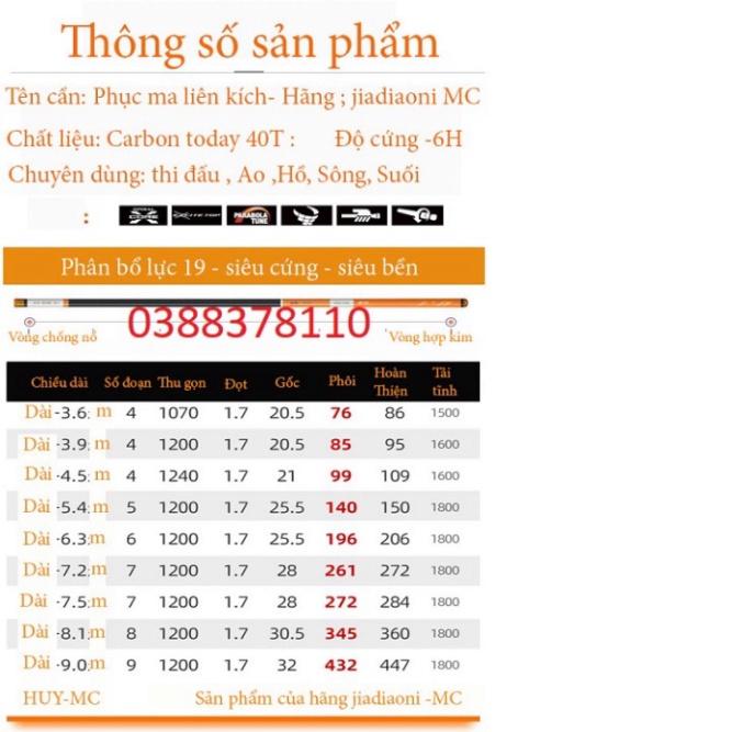 Sale to hot -  Cần Câu Tay Phục Ma Liên Kích 6H, Siêu Phẩm Săn Hàng Mới Nhất - sale - xả hàng