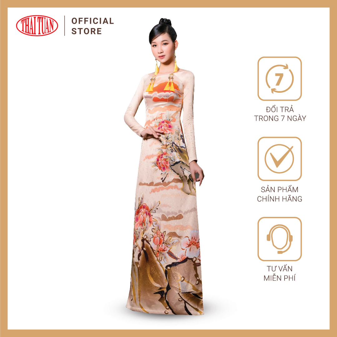 Vải Áo Dài Thái Tuấn Premium | DQLA003-239-DPG