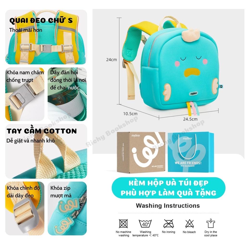 Balo Cặp Hình Thú 3D Cho Bé 3 - 6 Tuổi - Mideer Kid Backpack