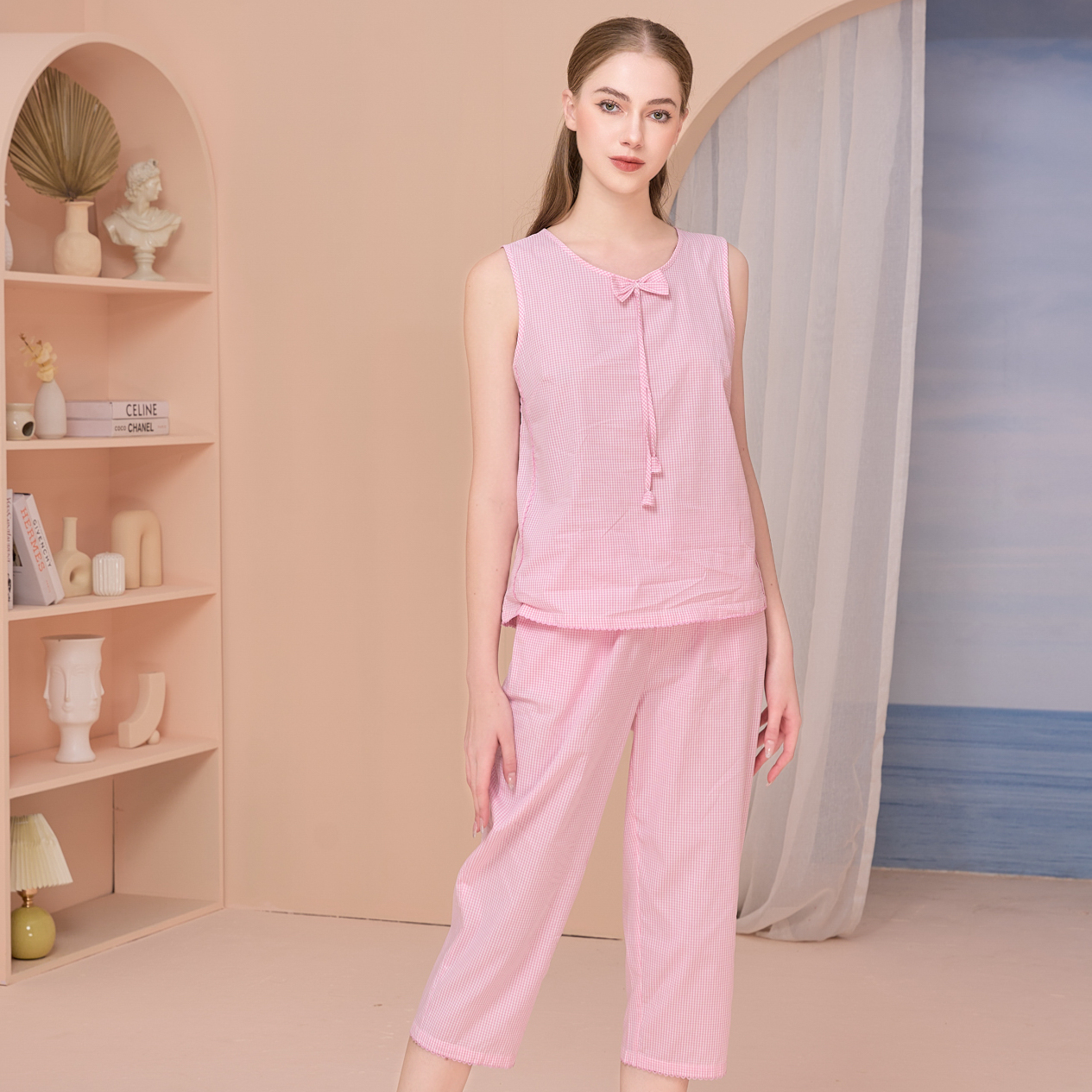 Bộ Đồ Kate Lửng Nữ Vincy Thoáng Mát BKL090S31