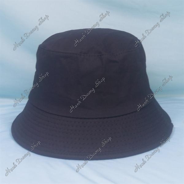 Nón tai bèo mũ bucket vành nhỏ thêu chữ Có Không Giữ Mất Đừng Tìm - Đen Có Không Giữ Mất Đừng Tìm