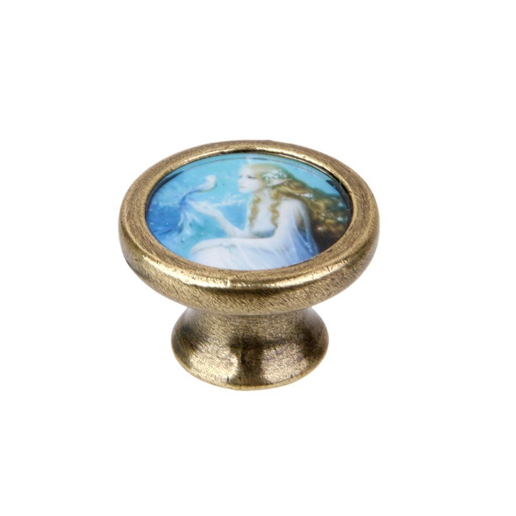 4xAssorted Vintage Brass Wardrobe Cabinet Door Cupboard Drawer Handle Knob 26