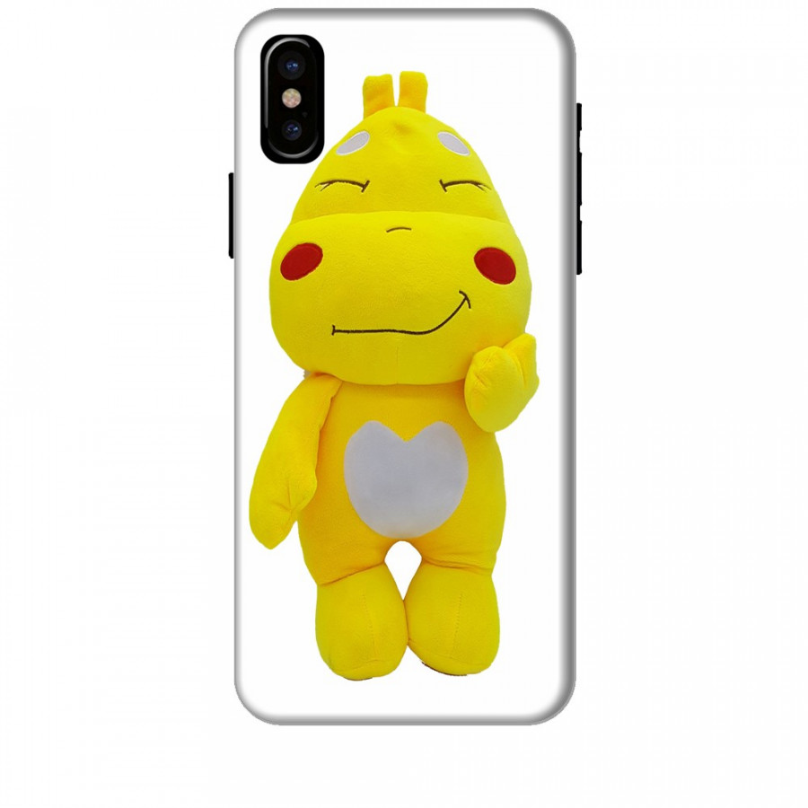 Ốp lưng dành cho điện thoại IPHONE X Khủng Long lai Ong QooBee Agapi Mẫu 2