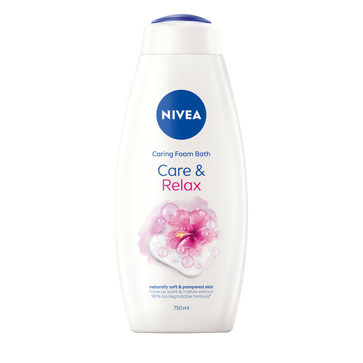 Sữa Tắm Dưỡng Thể Hương Hoa Thư Giãn Nivea Care 750ml Giúp Làm Sạch Sâu, Dưỡng Ẩm Và Sáng Da