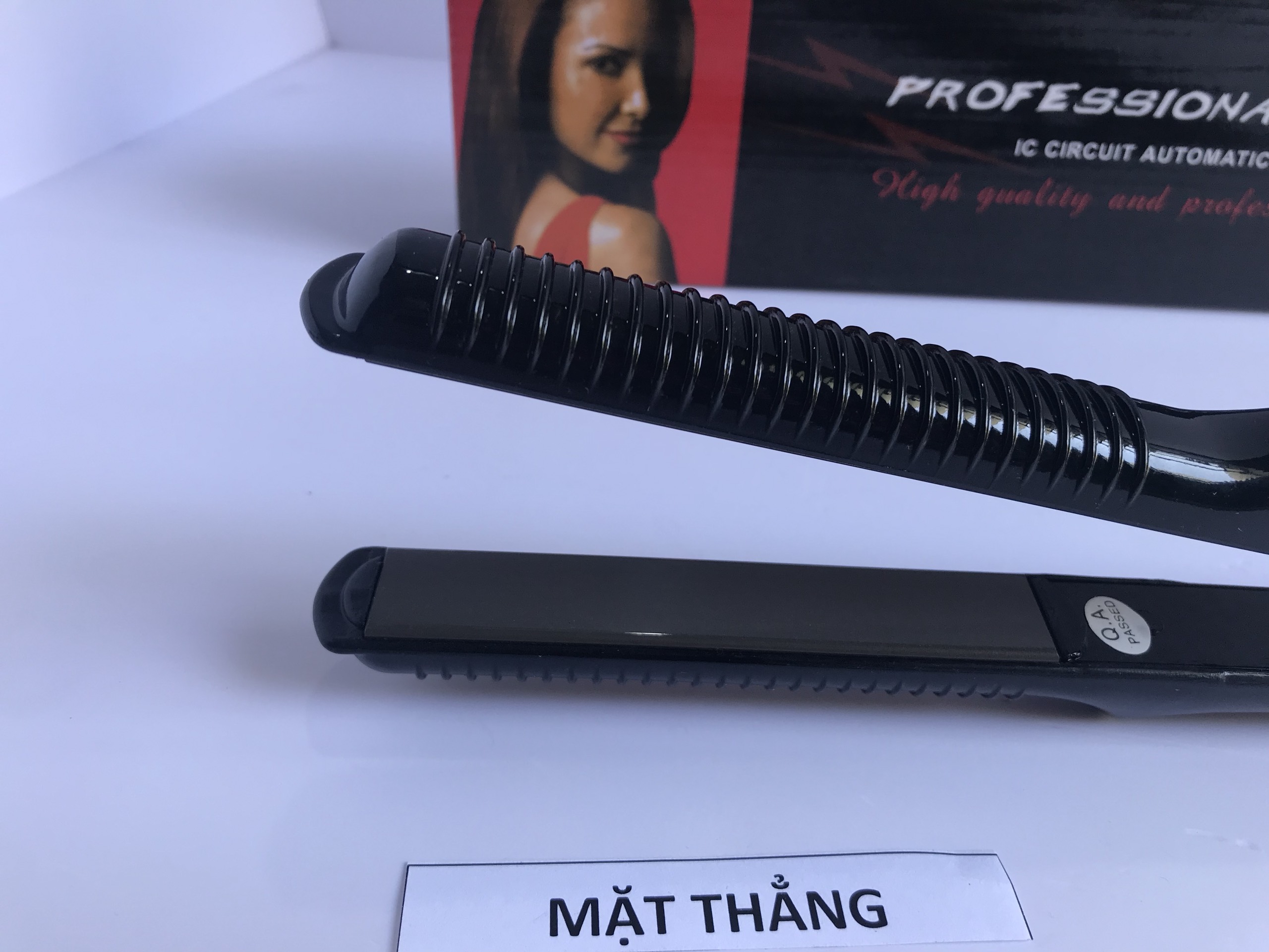 MÁY KẸP TÓC BẢN NHỎ HÀN QUỐC LOẠI 2 MẶT ĐEN