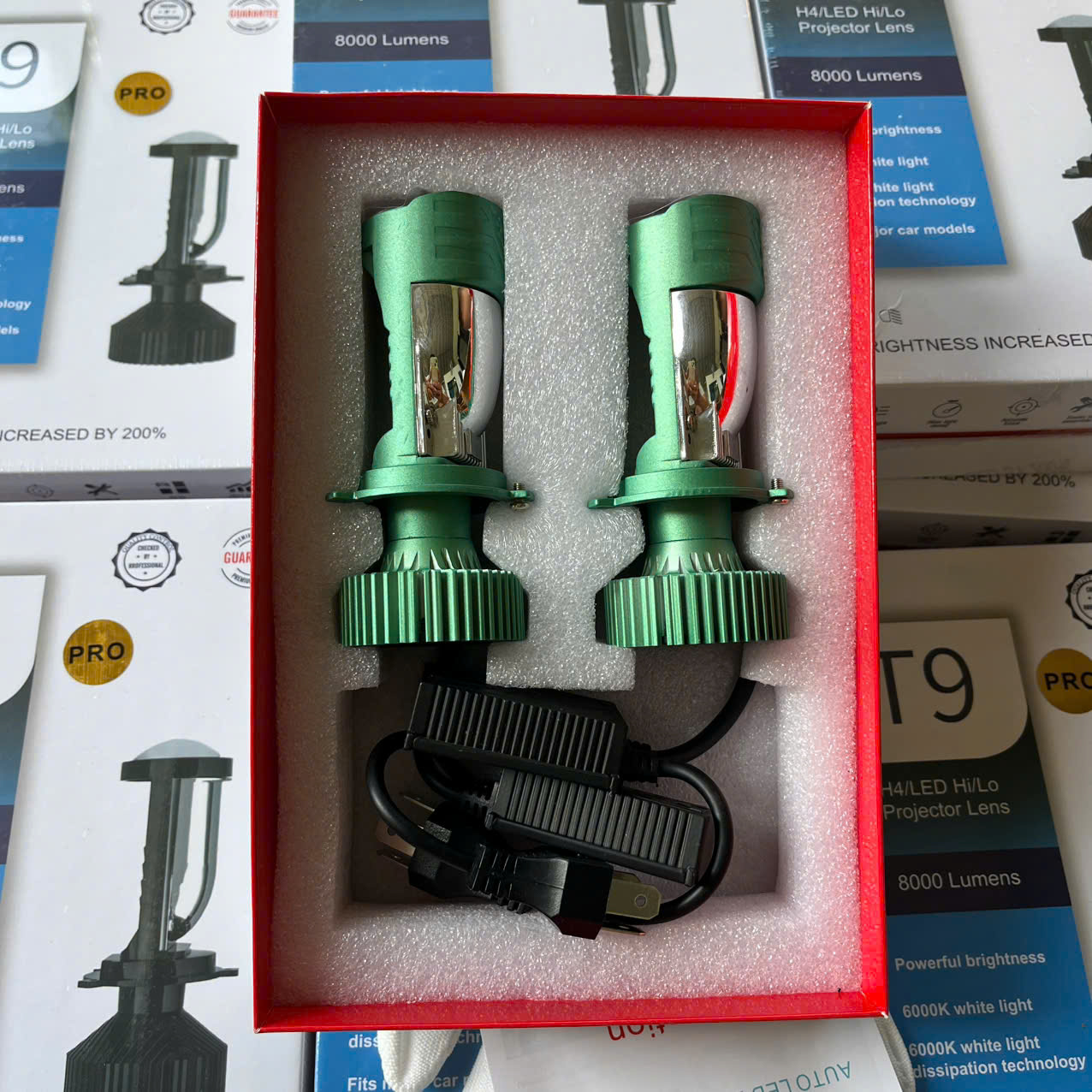 Đèn Pha LED Bi Cầu T9 Pro 90W – Siêu Sáng Cực Bền, Lắp Xe Máy Ô Tô Không Cần Độ – Giá Tốt