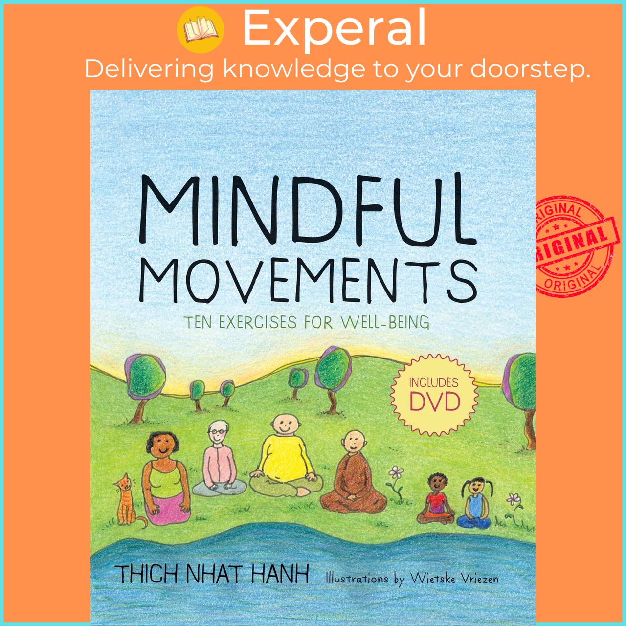 Sách - Mindful Movements : Ten Exercises for Well-Being by Thich Nhat Hanh (US edition, hardcover)