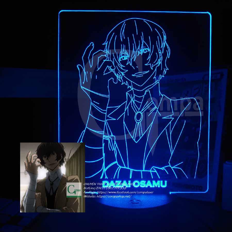 Đèn Ngủ Bungou Stray Dogs Dazai Osamu Type 08 ABSD0108 16 màu tùy chỉnh Compashop