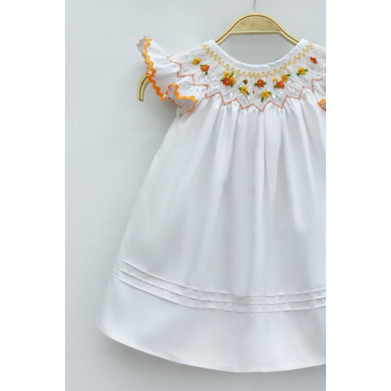ĐẦM SMOCK HOA NHÍ