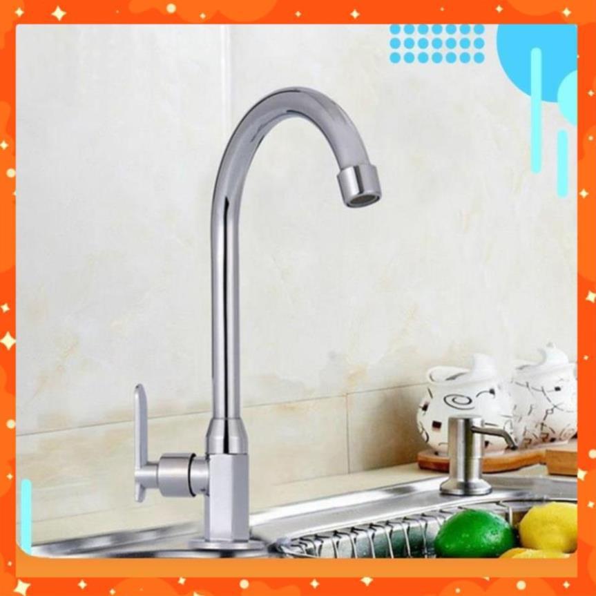 Vòi nước bằng inox 304 thiết kế hiện đại dành cho bồn rửa chén 206806