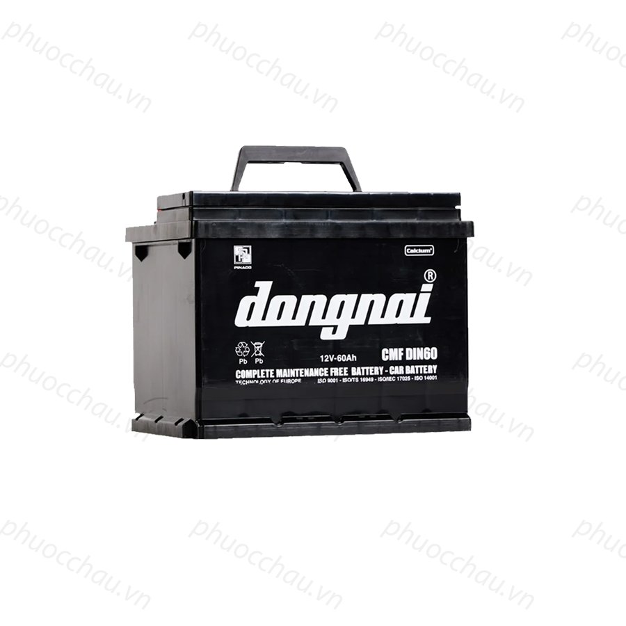Bình Ắc Quy 12V60Ah, Ắc Quy Dong Nai CMF DIN60/LBN