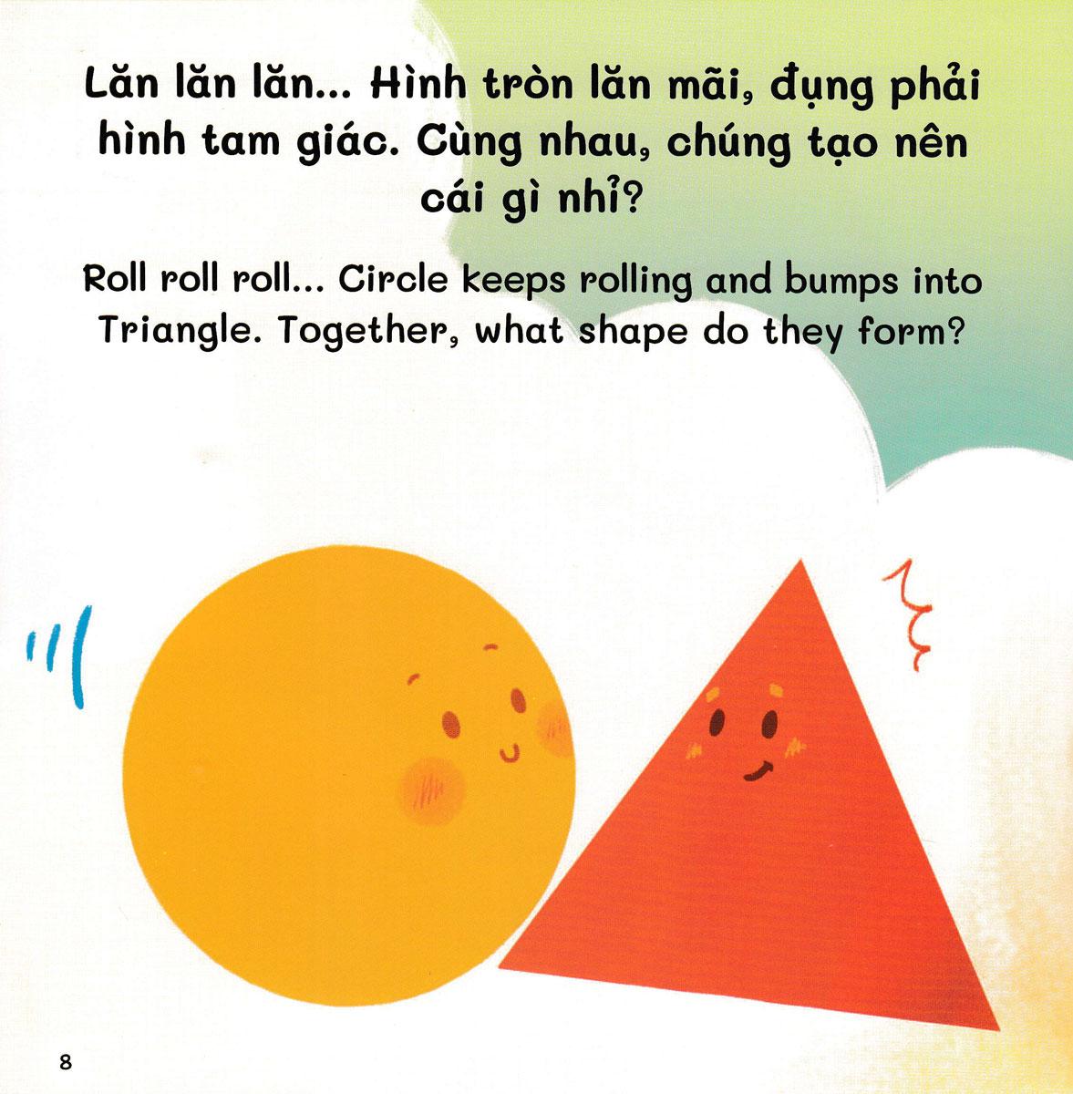 Tủ Sách Ehon - Song Ngữ: Những Hình Khối Vui Vẻ