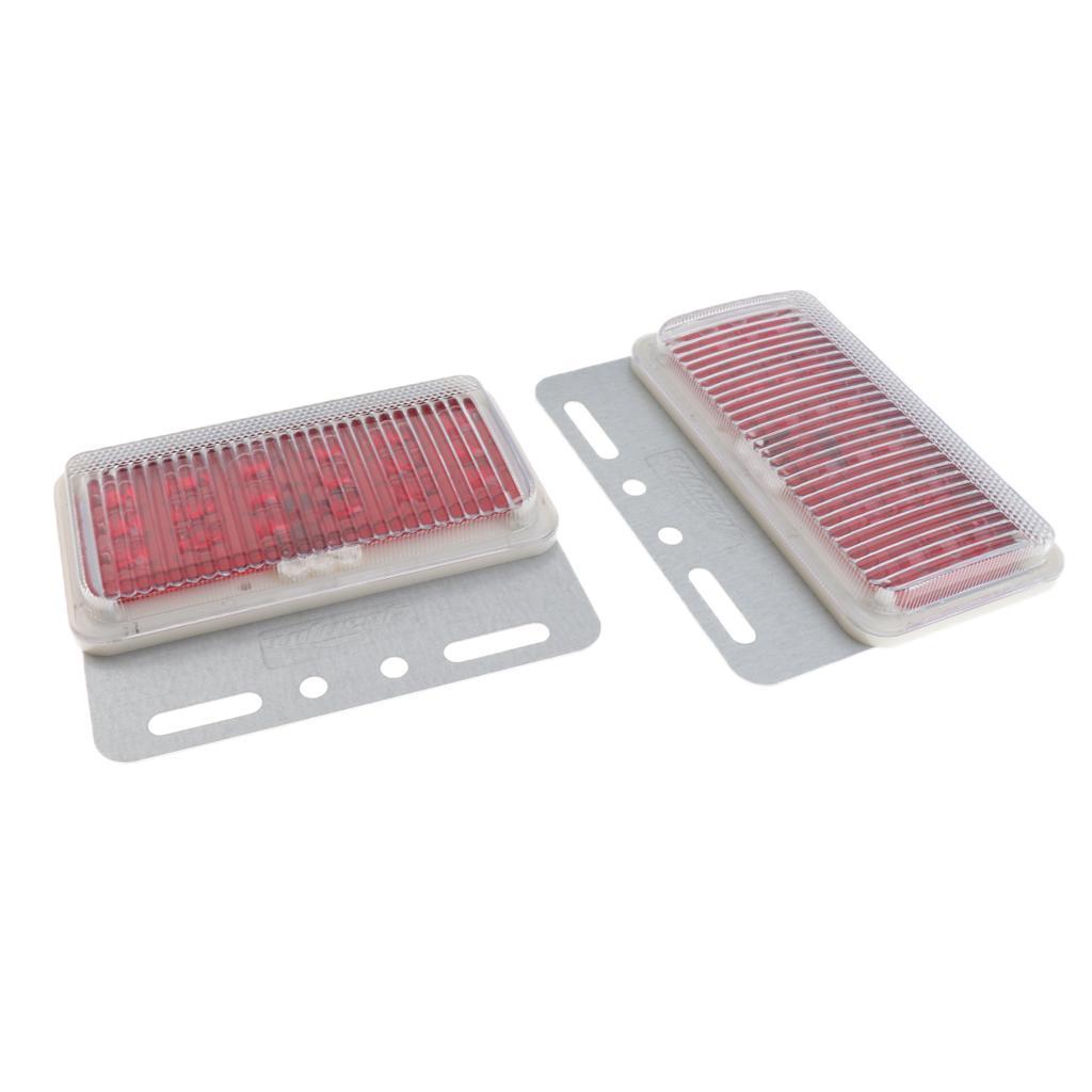 2 Pieces LED Car Trunk Light Side Light Clearance Lamp Trailer Lamp