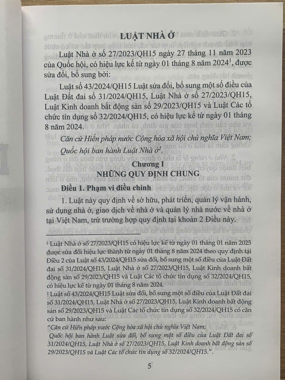 Luật Nhà ở và văn bản hướng dẫn thi hành