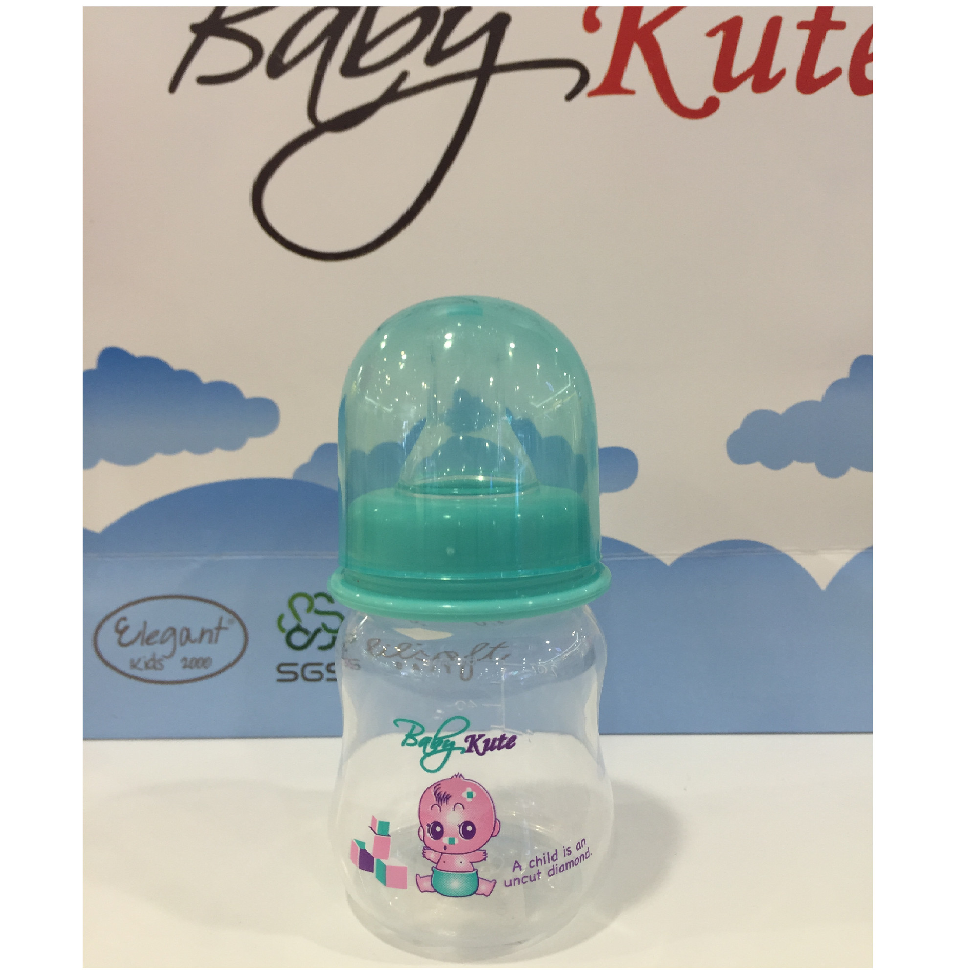 Bình cho bé tập uống Baby Kute 60 ML nhập khẩu từ Thái Lan
