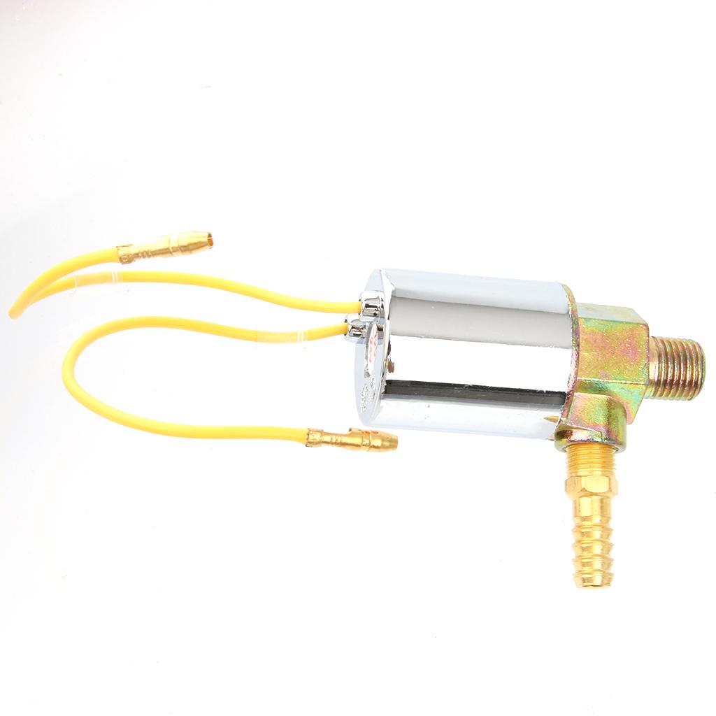 2x 12V 24V Train Truck Air Electric Solenoid Valve Heavy Duty 1/4" Chrome