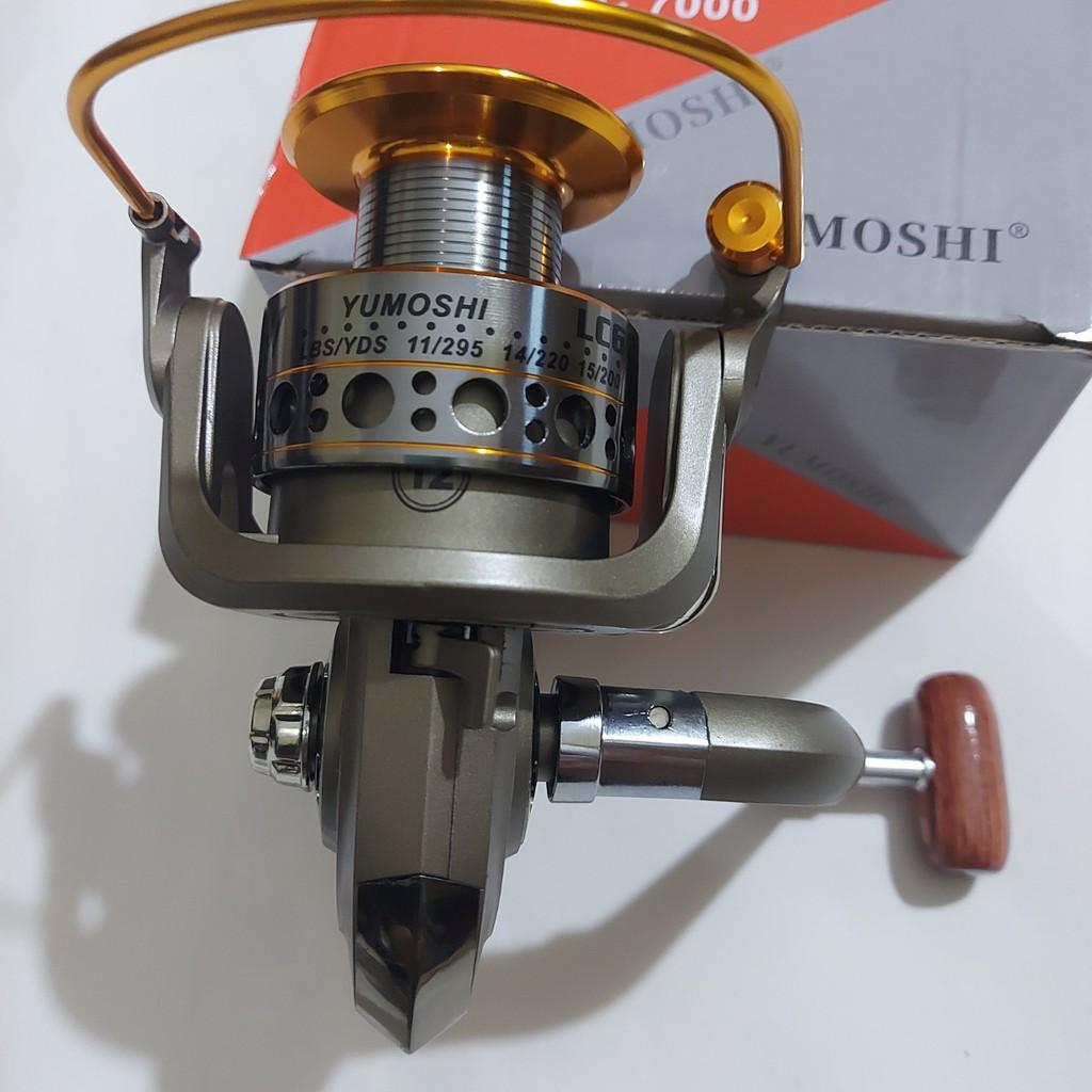 Cần rút huntman vơi máy yomoshi.cần rút.cần câu huntman.cần câu bạo lực