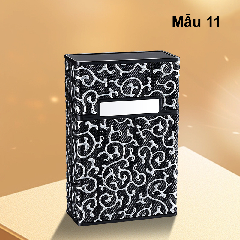 Hộp Đựng Thuốc 20 Điếu Lớn Ngắn Bọc Da