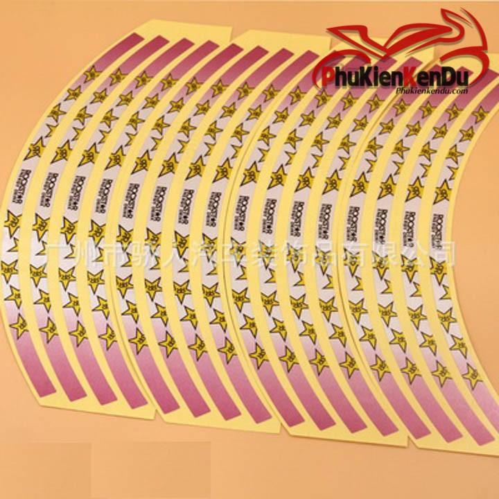 TEM VIỀN MÂM PHẢN QUANG XE MÁY 10 ĐẾN 12 INCH