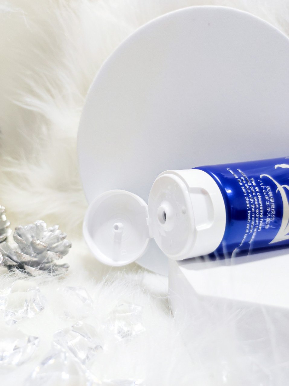 Sữa Rửa Mặt Tạo Bọt Tẩy Trang Da Shci Hatomugi The W Cleansing Foam