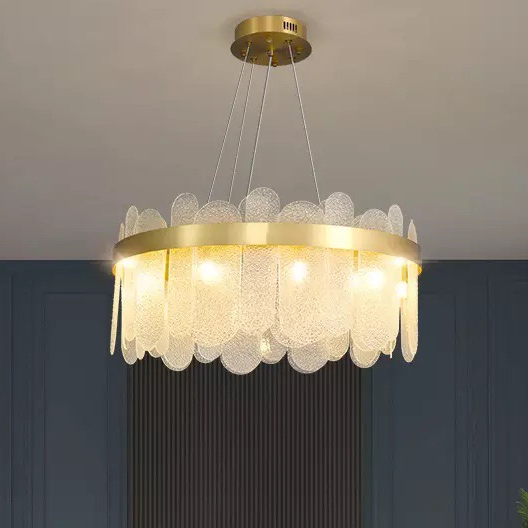 Đèn chùm pha lê cao cấp thiết kế sang trọng trang trí phòng khách, nhà hàng, quán cafe TPL-6858/600