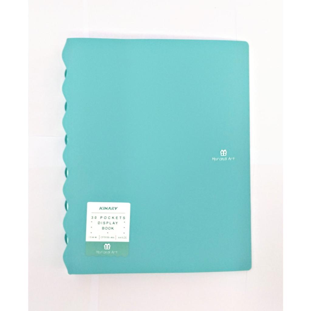 Bìa nhựa, File lá Clear Book A4 nhiều lá 30 lá 40 lá Morandi đựng tài liệu màu pastel