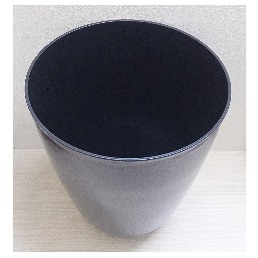 3 Chậu Nhựa Bom Trơn 300x400, KT:  30x40  Cm, Hình Tròn, Màu Đen Trồng Hoa, Cây Cảnh