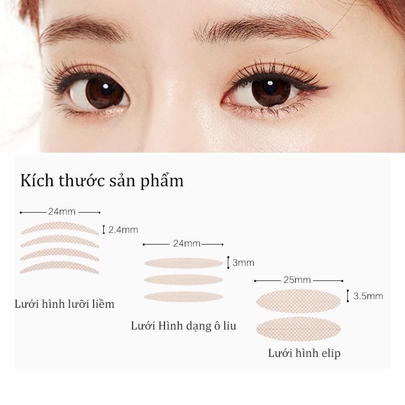 Cuộn Dán Kích Mí Lưới Siêu Mỏng Tàng Hình Nhiều Size 600 Miếng