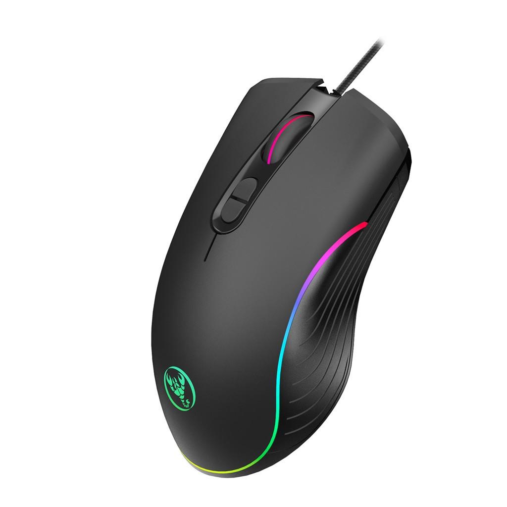 Chuột Chơi Game Có Dây 7 Nút Bấm Có Thể Lập Trình 6400DPI Quang USB Chuột Máy Tính Game Thủ Chuột Đèn RGB Quang Có Dây Chuột 509 Số 3