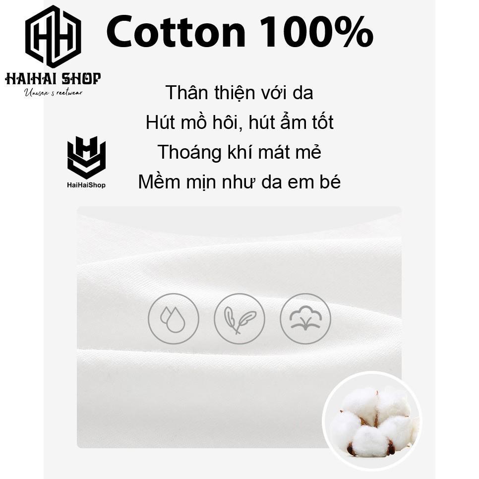 Áo Thun Tay Lỡ Form Rộng In Hình Gấu Little Cho Cả Nam và Nữ, Vải Cotton 100% Nguyên Chất. HaiHaiShop