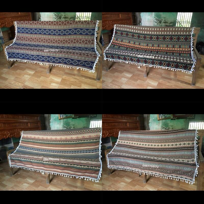 Phủ sofa vải thổ cẩm