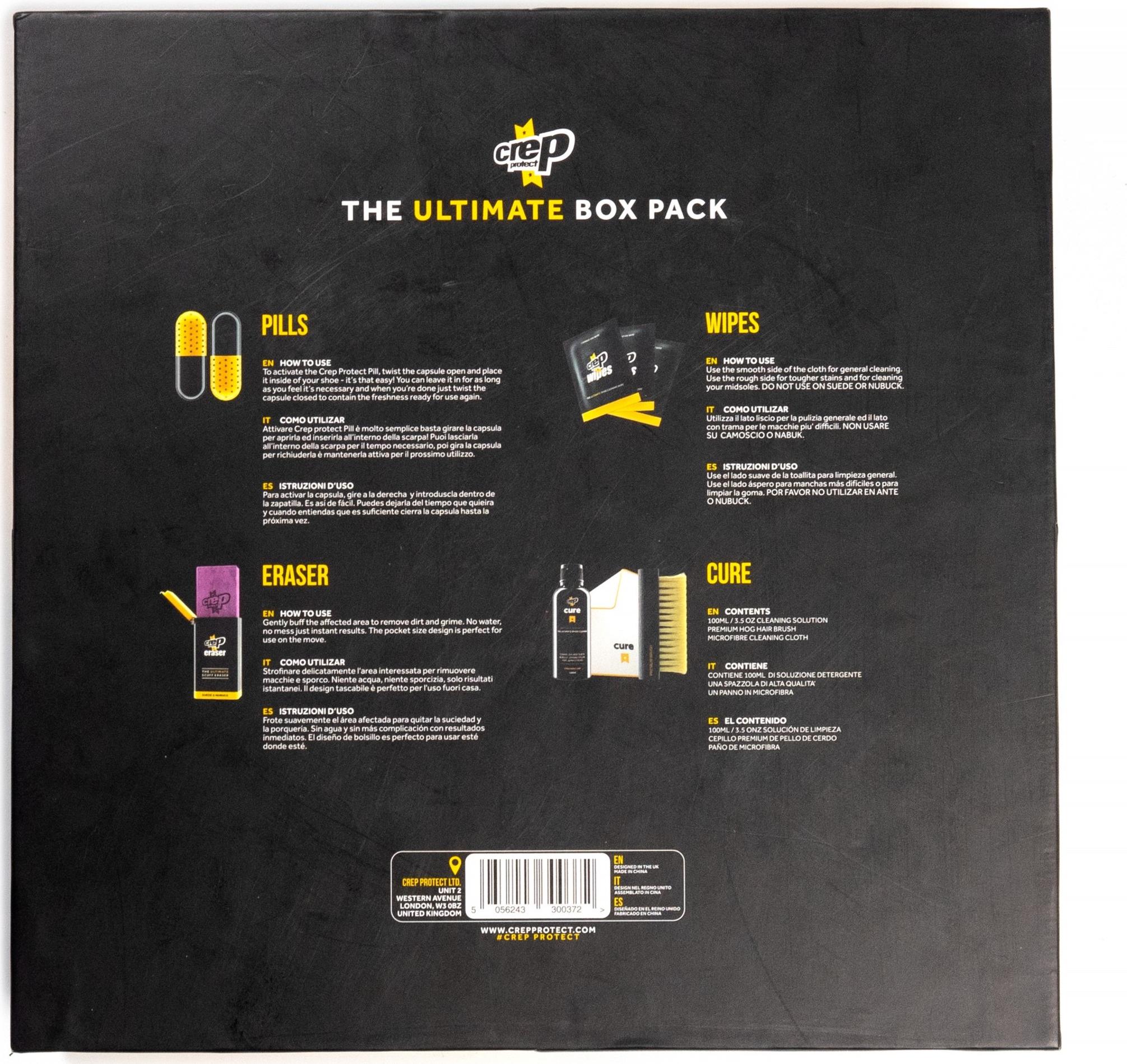 Bộ Vệ Sinh Giày Tuyệt Đỉnh Crep Protect The Ultimate Box Pack (1000g)