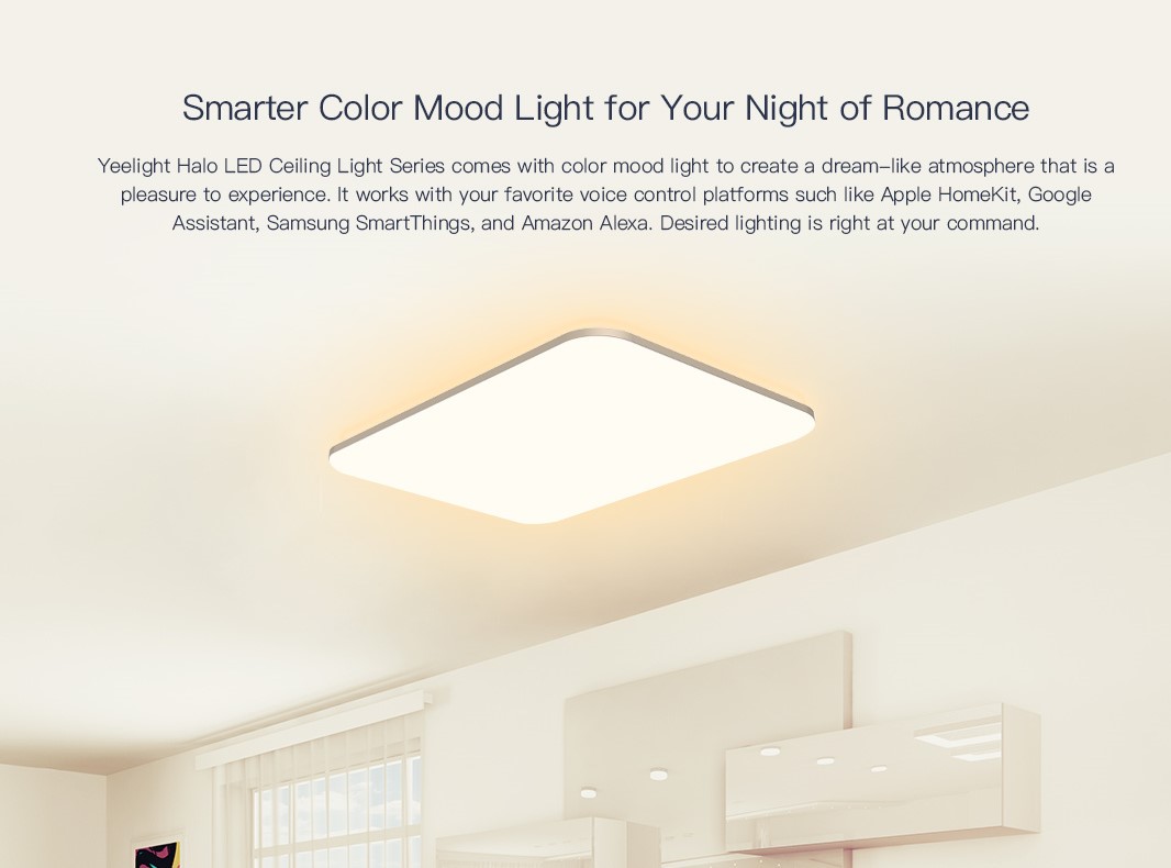 ĐÈN LED ỐP TRẦN THÔNG MINH XIAOMI YEELIGHT HALO 2020, YLXD49YL, 930X630 MM, 100W, RGB 16 TRIỆU MÀU, HỖ TRỢ APPLE HOMEKIT