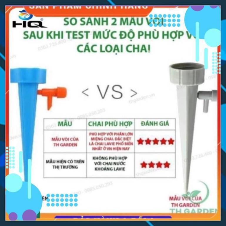 12 VÒI TƯỚI NƯỚC NHỎ GIỌT CHẢY CHẬM TỰ ĐỘNG - Lắp vừa nhiều mẫu chai 208801-1