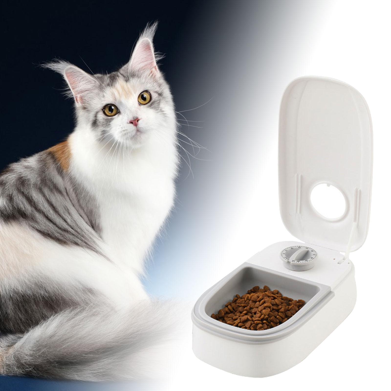 Automatic Cat Feeders Dog Cat Food Dispenser with 48H Timer Smart Large