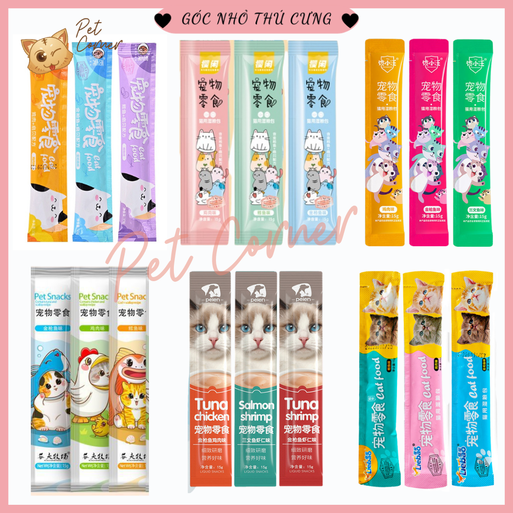 Súp thưởng cho mèo nhiều loại Shizuka | Ciao | Cat Food | Pet Snacks | Masti