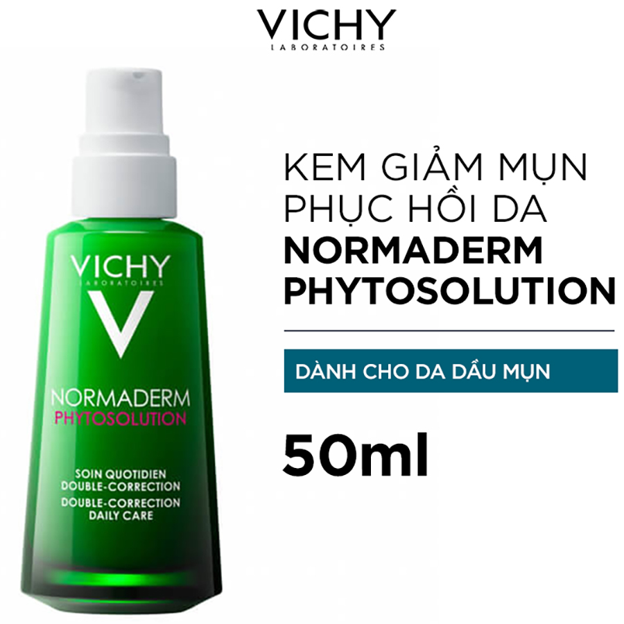 Bộ Sản Phẩm Giúp Giảm Mụn &amp; Phục Hồi Da Vichy Normaderm Phytosolution