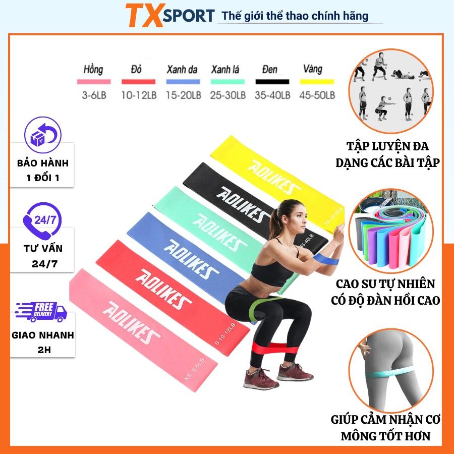 Dây kháng lực tập gym, dây miniband tập mông đùi cao su đa năng tại nhà TXsport